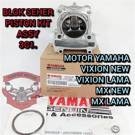 Jual Blok Seher Cylinder Piston Ring Komplit Motor Yamaha C