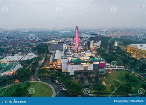 Aerial View Of The AEON MALL Jakarta Garden City, AEON Is A Largest ...