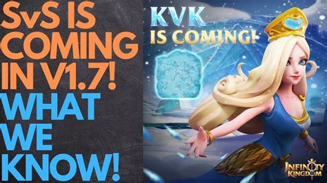 Infinity Kingdom The Moment Has Come Officially SvS KvK Is Coming In