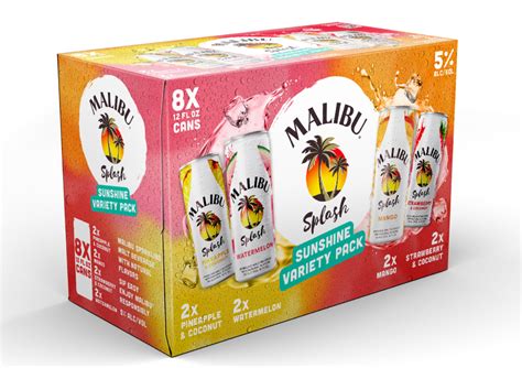 Us Beverage Announces New Malibu Splash Mango Flavor And Variety Pack