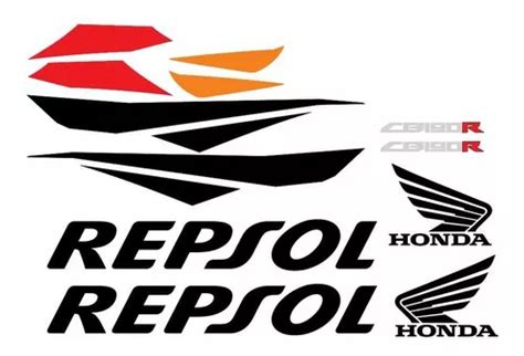 Stickers Repsol Kit Completo Vinil Honda Cb190 Meses sin interés