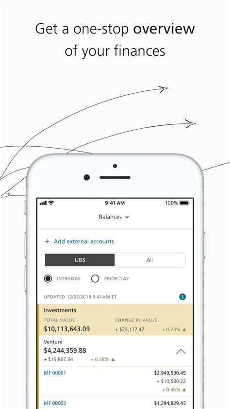 ubs financial services  iphone