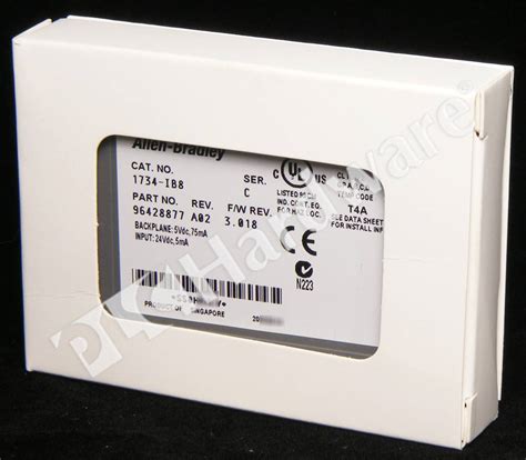 Plc Hardware Allen Bradley 1734 Ib8 Digital Input Module 24v 8 Ch Sink