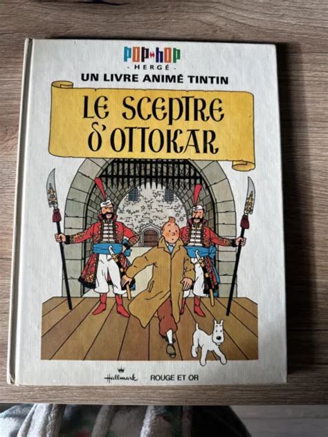 Livre Anim Tintin Pop Hop Le Sceptre D Ottokar Eur