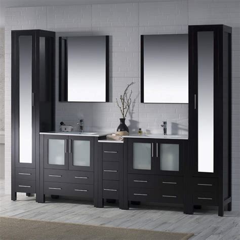 Acclaim Inch Double Bathroom Vanity Cabinet In Espresso Anve