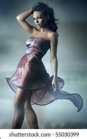 Sexy Brunette Posing Stock Photo Shutterstock