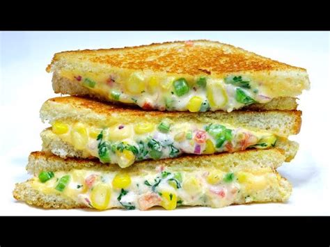 Cheese Corn Sandwich From Kabitas Kitchen Recipe On Niftyrecipe