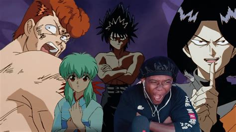 Hiei Black Force Energy Kuwabara Vs Risho Dark Tournament Arc Yu