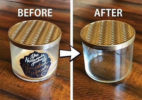 DIY How To Get Wax Out Of Candle Jars This Easy Trick Takes Hardly