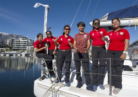 First Indian All Women Circumnavigation Sailing Crew Arrives In Cape