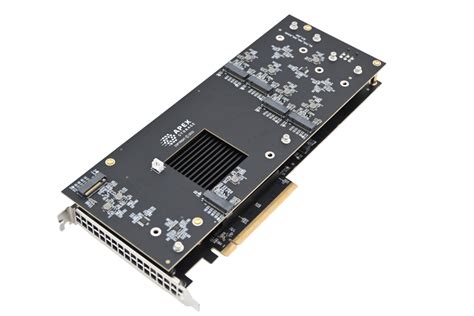 Apex Storage X21 AIC Features 21 M 2 Gen 4 Slots 100 PCIe Lanes Up To