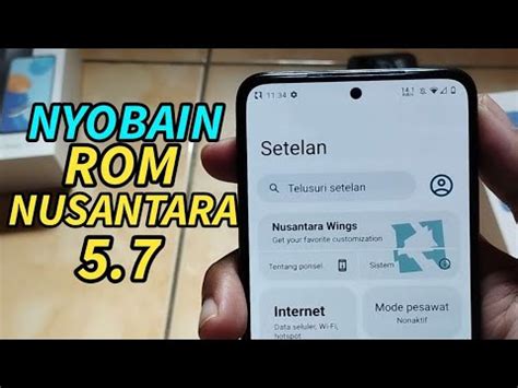 NYOBAIN ROM NUSANTARA 5 7 TAPANULI SPES SPESN REDMI NOTE 11 YouTube