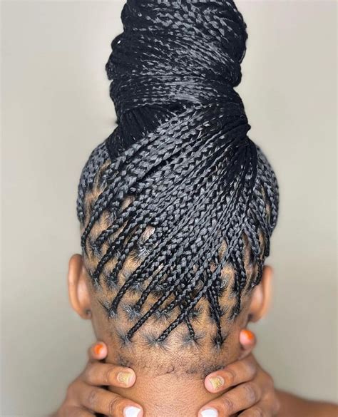 30 Statement Braided Bun Hairstyles For Black Hair Artofit