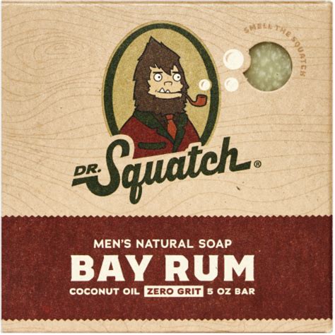 Dr Squatch Bay Rum Natural Bar Soap 5 Oz Qfc