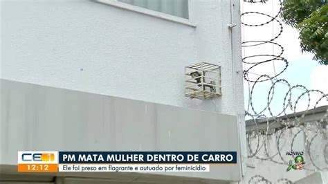 Policial Militar mata a própria mulher dentro de carro em Fortaleza