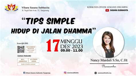 Kuvisasu Online Nancy Marduli S Sn C Ht 17 Desember 2023 Vihara