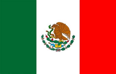 Photo Wallpaper Flag, Mexico, Eagle, Coat Of Arms, - Mexico Spanish ...