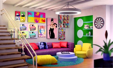 Great Ways To Design Your Interiors With Pop Art Style Capa Vintage