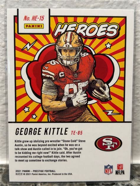 Panini Prestige Heroes He George Kittle Sp Ers Ebay