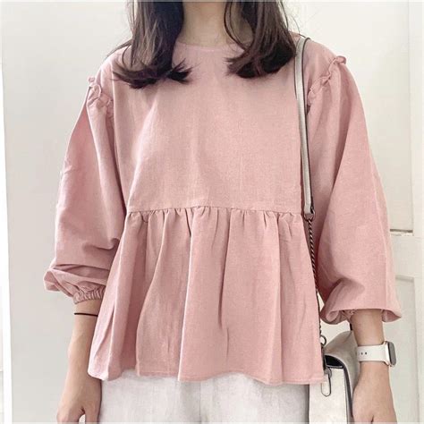 Aesthetic Stuff On Twitter Nora Blouse Https Shope Ee 2KyrBAefTM