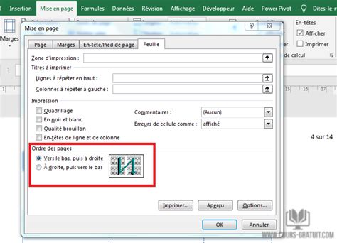 Tutoriel Excel Comment Num Roter Les Pages Tutoriel Excel