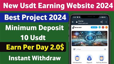 Tiktok Mall New Usdt Earning Site Usdt Money Making Website Free