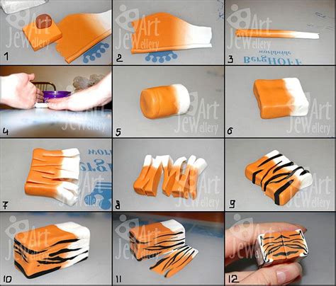 Tutorial Polymer Clay Diy Polymer Clay Polymer Clay Canes