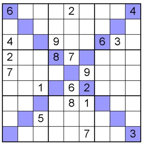 Sudoku X Printable