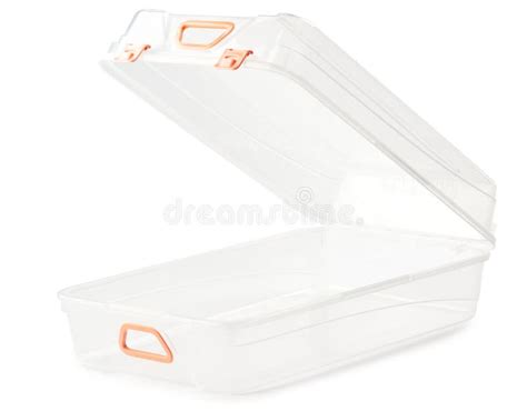Plastic Food Containers Isolated On White Background Stock Image