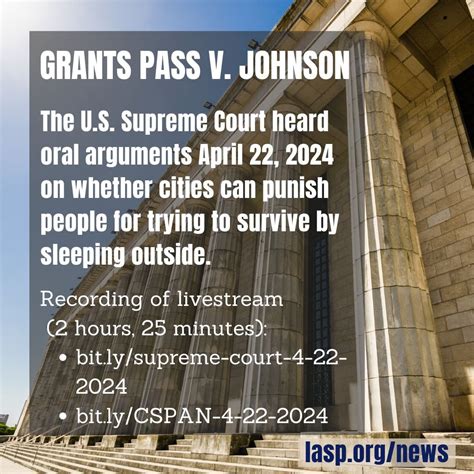 Criminalization Of Homelessness Grants Pass V Johnson Case In The U S