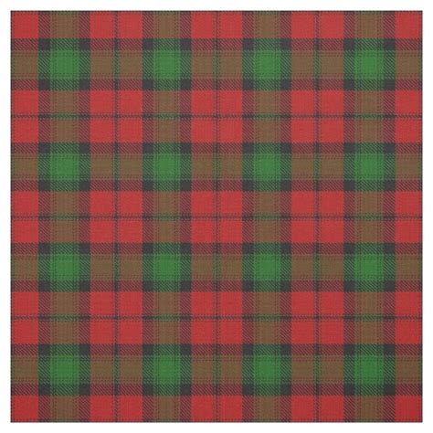 Clan Kerr Tartan Fabric | Zazzle