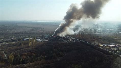 Incendiu violent la un centru Remat din Chitila lângă centura