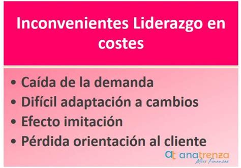 Estrategia De Liderazgo En Costes Ana Trenza