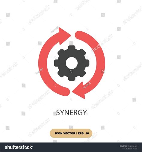 Synergy Icons Symbol Vector Elements Infographic Stock Vector (Royalty ...