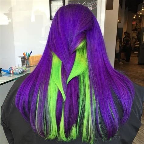 Pretty Hair | Hair color purple, Neon green hair, Hair dye colors