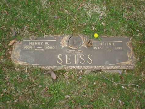 Helen Elizabeth Hummel Seiss 1916 1999 Memorial Find A Grave