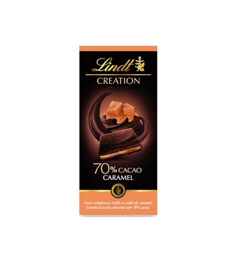 Lindt Création Chocolat Noir 70 Caramel 150gr Hypermarché épicerie En Ligne Maroc Tanger