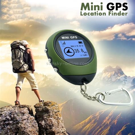 Keychain Handheld Mini Gps Navigation Usb Rechargeable Location Finder