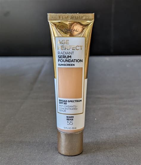 Loreal Age Perfect Radiant Serum Foundation Sunscreen Spf 50 55 Warm Beige Ebay