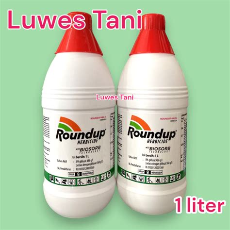 Jual Roundup 486 SL 1 Liter Herbisida Obat Pembasmi Rumput Sistematik