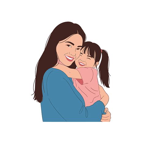 caring mother vector art   caring mother icons