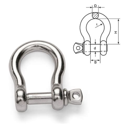 Bow Shackle Forged Stainless Steel Steelgear