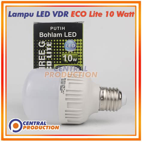 Jual Lampu Led Vdr Eco Lite Watt Warna Putih Bohlam Kapsul Super