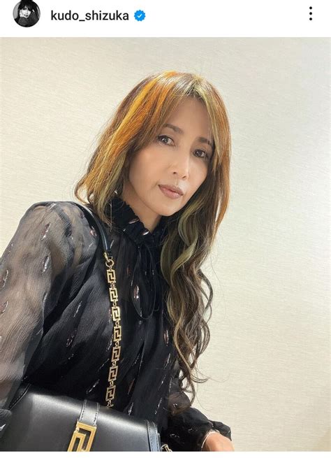 「メーテルみたい！」工藤静香、金髪＆オールブラックコーデに絶賛の声「美しい」「めちゃくちゃ素敵」 スポーツ報知