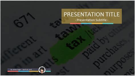 Free Tax PowerPoint 88261 SageFox PowerPoint Templates