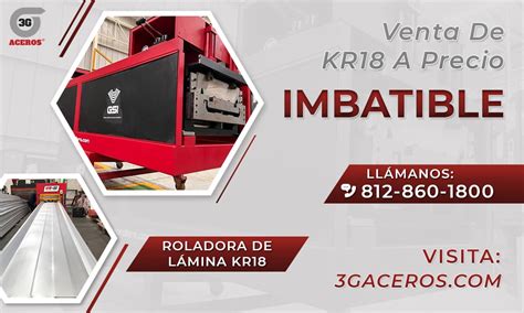 Lámina Kr18 Engargolada Precios Y Medidas 3g Aceros