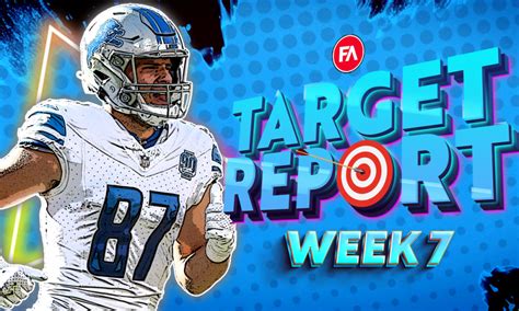 2023 Fantasy Football Week 7 Target Report Preview Sam LaPorta