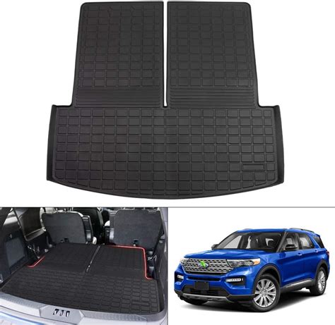 Buy Kust Cargo Liner For 2020 2021 2022 2023 Ford Explorer Behind 2nd Row Seats All Weather