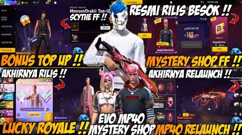 BOCORAN FF EVENT TERBARU BONUS TOP UP MYSTERY SHOP FEBRUARI 2023