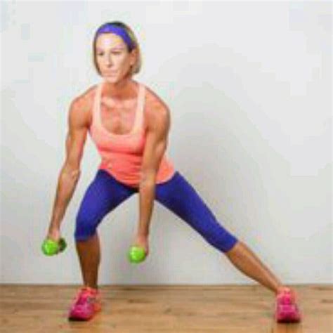 Side Lunge With Lateral Raise By Sonia R Exercise How To Skimble